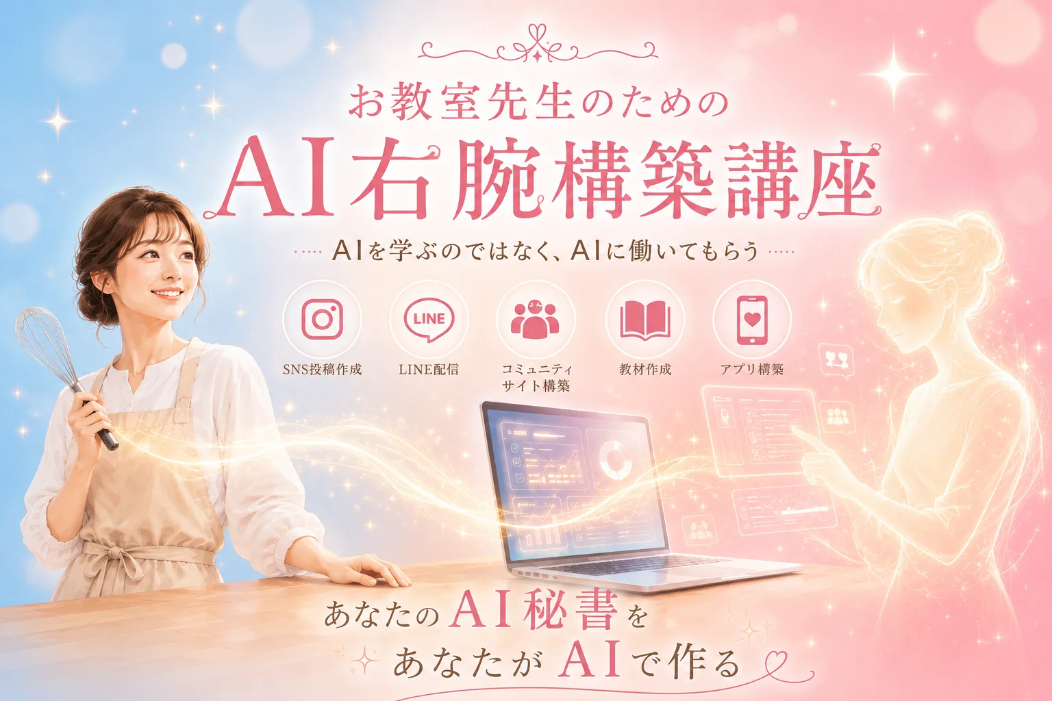 お教室先生のためのAI右腕構築講座 - AIを学ぶのではなく、AIに働いてもらう